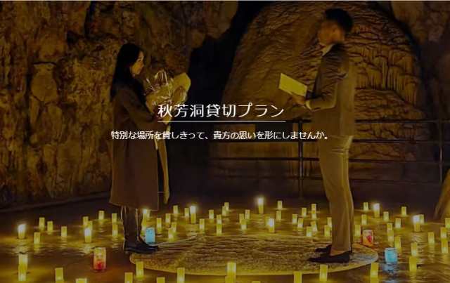 秋芳洞【特別貸切プラン】